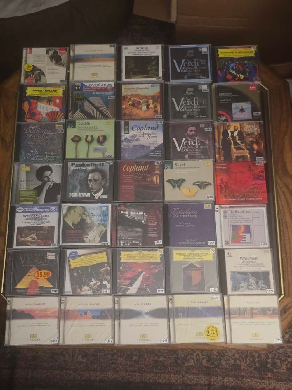 Classical 35 CD Lot Dvorak Verdi Wagner Prokofiev Gershwin DG EMI RCA
